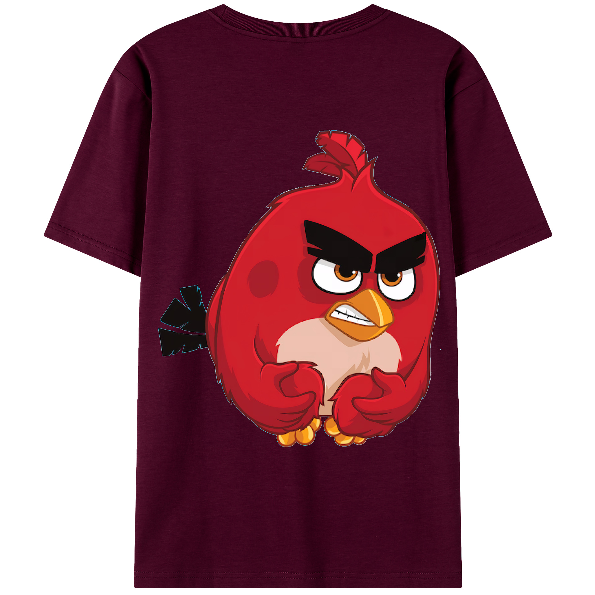 （画像用） Angry Birds アングリーバード レディース半袖Tシャツ(バックプリント)